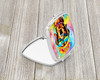 Dachshund Hippie Dawg Compact Decorative Travel Makeup Mirror DAC2499 product image at NuMercy 2