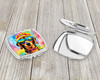 Dachshund Hippie Dawg Compact Decorative Travel Makeup Mirror DAC2499 product image at NuMercy 3
