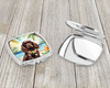 Cocker Spaniel Luau Compact Decorative Travel Makeup Mirror DAC6410 product image at NuMercy 3
