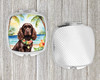 Cocker Spaniel Luau Compact Decorative Travel Makeup Mirror DAC6410 product image at NuMercy 4