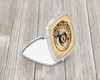Havanese and Flowers Compact Decorative Travel Makeup Mirror product image at NuMercy 2