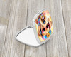 Airedale Terrier Hippie Dawg Compact Decorative Travel Makeup Mirror product image at NuMercy 2