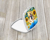 Labrador Retriever in Sunflowers Compact Decorative Travel Makeup Mirror DAC6111 product image at NuMercy 2