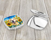 Labrador Retriever in Sunflowers Compact Decorative Travel Makeup Mirror DAC6111 product image at NuMercy 3
