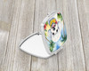 Bichon Frise Luau Compact Decorative Travel Makeup Mirror DAC6373 product image at NuMercy 2