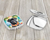 Cane Corso Luau Compact Decorative Travel Makeup Mirror product image at NuMercy 3