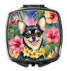 Chihuahua Luau Compact Decorative Travel Makeup Mirror DAC6405 product image at NuMercy
