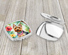 Silky Terrier Luau Compact Decorative Travel Makeup Mirror product image at NuMercy 3