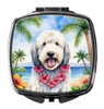 Komondor Luau Compact Decorative Travel Makeup Mirror product image at NuMercy