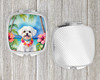 Maltese Luau Compact Decorative Travel Makeup Mirror DAC6472 product image at NuMercy 4