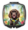 Boykin Spaniel Luau Compact Decorative Travel Makeup Mirror product image at NuMercy