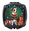 Jack Russell Terrier Christmas Compact Decorative Travel Makeup Mirror product image at NuMercy