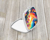 Colorful Freesia Compact Decorative Travel Makeup Mirror product image at NuMercy 2