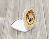 Pekingese and Flowers Compact Decorative Travel Makeup Mirror product image at NuMercy 2