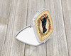 Affenpinscher and Flowers Compact Decorative Travel Makeup Mirror product image at NuMercy 2