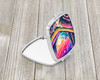 Colorful Phlox Compact Decorative Travel Makeup Mirror product image at NuMercy 2