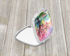 Michigan Apple Blossoms in Watercolor Compact Decorative Travel Makeup Mirror DAC1671 product image at NuMercy 2