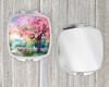 Michigan Apple Blossoms in Watercolor Compact Decorative Travel Makeup Mirror DAC1671 product image at NuMercy 4