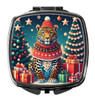 Leopard Christmas Compact Decorative Travel Makeup Mirror DAC1188 product image at NuMercy