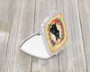 Scottish Terrier and Flowers Compact Decorative Travel Makeup Mirror product image at NuMercy 2