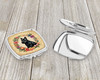 Scottish Terrier and Flowers Compact Decorative Travel Makeup Mirror product image at NuMercy 3