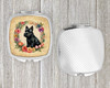 Scottish Terrier and Flowers Compact Decorative Travel Makeup Mirror product image at NuMercy 4