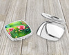 Iowa Wild Prairie Roses in Watercolor Compact Decorative Travel Makeup Mirror DAC1651 product image at NuMercy 3