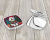 Old English Sheepdog Christmas Compact Decorative Travel Makeup Mirror product image at NuMercy 3