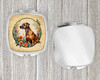 Rhodesian Ridgeback and Flowers Compact Decorative Travel Makeup Mirror product image at NuMercy 4
