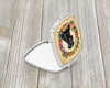 Giant Schnauzer and Flowers Compact Decorative Travel Makeup Mirror product image at NuMercy 2