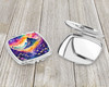 Colorful Violets Compact Decorative Travel Makeup Mirror DAC1997 product image at NuMercy 3