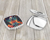 Weimaraner Christmas Compact Decorative Travel Makeup Mirror product image at NuMercy 3