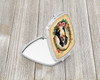 Bernese Mountain Dog and Flowers Compact Decorative Travel Makeup Mirror product image at NuMercy 2