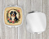 Bernese Mountain Dog and Flowers Compact Decorative Travel Makeup Mirror product image at NuMercy 4