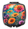 Colorful Gerbera Daisies Compact Decorative Travel Makeup Mirror product image at NuMercy