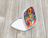 Colorful Gerbera Daisies Compact Decorative Travel Makeup Mirror product image at NuMercy 2