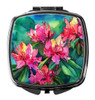 West Virginia Rhododendrons in Watercolor Compact Decorative Travel Makeup Mirror product image at NuMercy