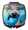 Manatee Compact Decorative Travel Makeup Mirror DAC2810 product image at NuMercy