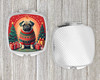 Fawn Pug Christmas Compact Decorative Travel Makeup Mirror product image at NuMercy 4