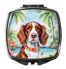 Welsh Springer Spaniel Luau Compact Decorative Travel Makeup Mirror product image at NuMercy