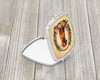 Redbone Coonhound and Flowers Compact Decorative Travel Makeup Mirror product image at NuMercy 2