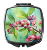 Connecticut Mountain Laurels in Watercolor Compact Decorative Travel Makeup Mirror DAC1634 product image at NuMercy