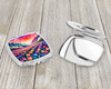 Colorful Hyacinths Compact Decorative Travel Makeup Mirror product image at NuMercy 3