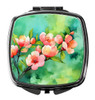 Delaware Peach Blossom in Watercolor Compact Decorative Travel Makeup Mirror DAC1635 product image at NuMercy