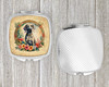 Weimaraner and Flowers Compact Decorative Travel Makeup Mirror product image at NuMercy 4