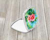Alabama Camellia in Watercolor Compact Decorative Travel Makeup Mirror DAC1621 product image at NuMercy 2