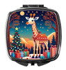Giraffe Christmas Compact Decorative Travel Makeup Mirror DAC1181 product image at NuMercy