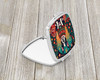 Boston Terrier Christmas Compact Decorative Travel Makeup Mirror product image at NuMercy 2