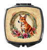 Basenji and Flowers Compact Decorative Travel Makeup Mirror product image at NuMercy