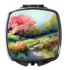 North Carolina Dogwoods in Watercolor Compact Decorative Travel Makeup Mirror DAC1693 product image at NuMercy